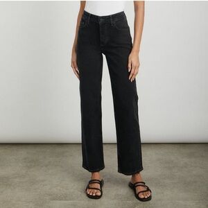 Rails Black Straight Leg Jeans